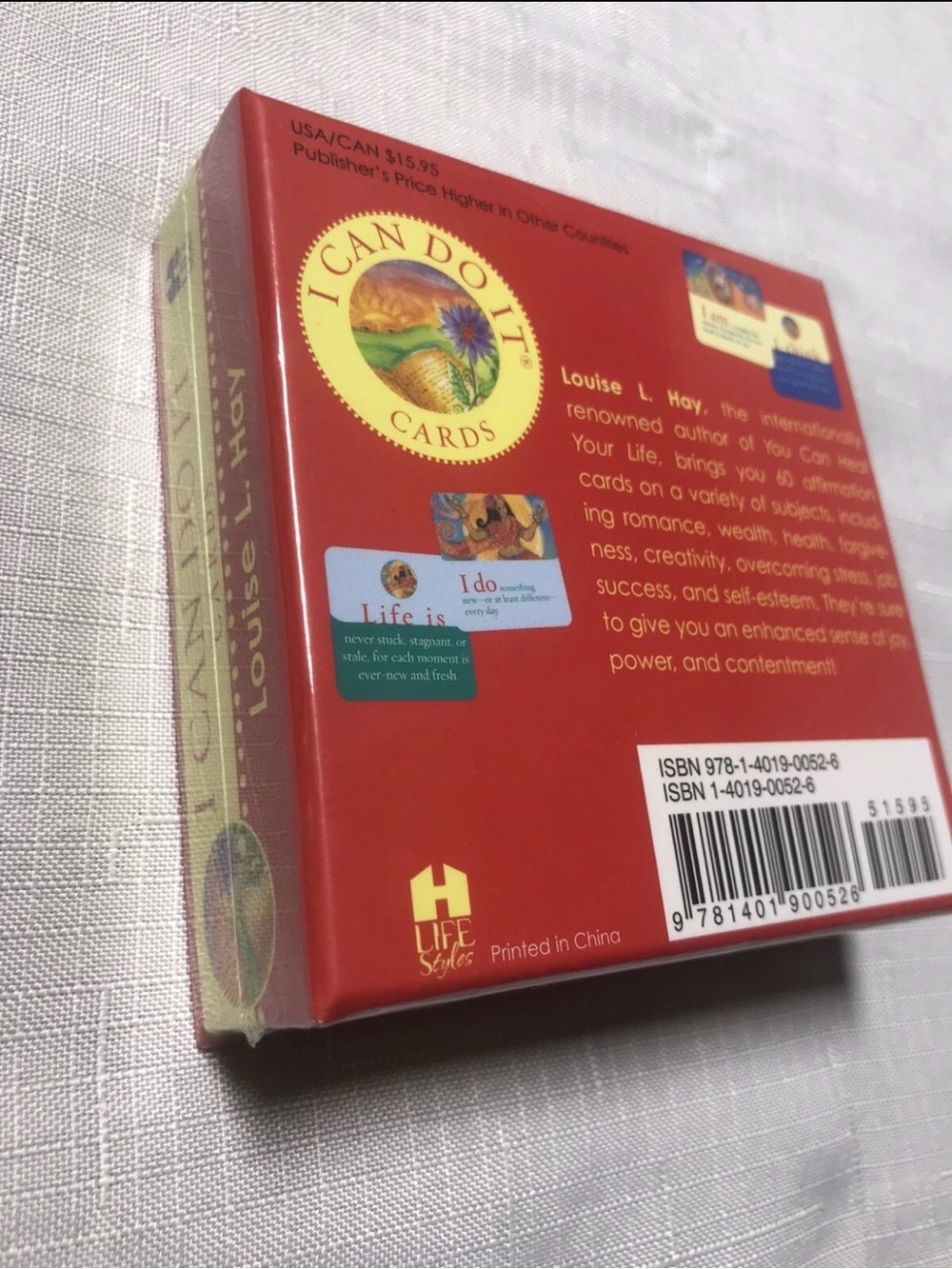I Can Do It Cards by Louise L. Hay - A 60-Card Affirmation Deck Brand New - Picture 2 of 2